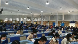 渭南市事业单位工资标准