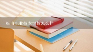 松山职业技术学校怎么样