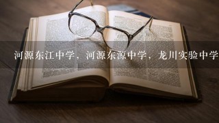 河源东江中学，河源东源中学，龙川实验中学，龙川田家炳中学哪一间好，请给出完整的理由。高分，谢谢了。